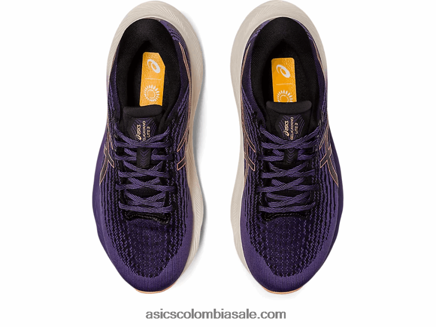 mujer Asics gel-kayano lite 3 púrpura polvoriento/duna de verano 20X82N2619