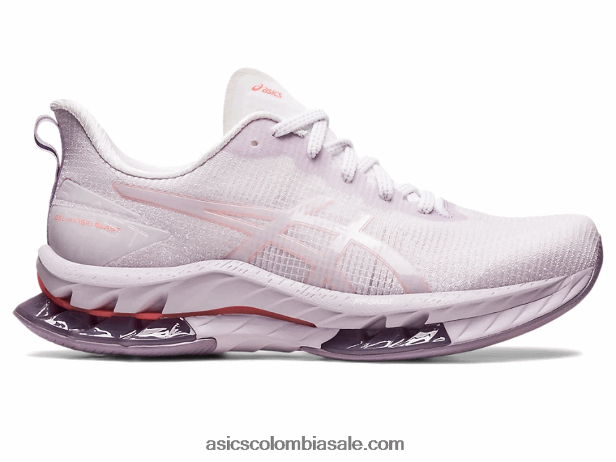 mujer Asics gel-kinsei explosión le 2 blanco/papaya 20X82N2440