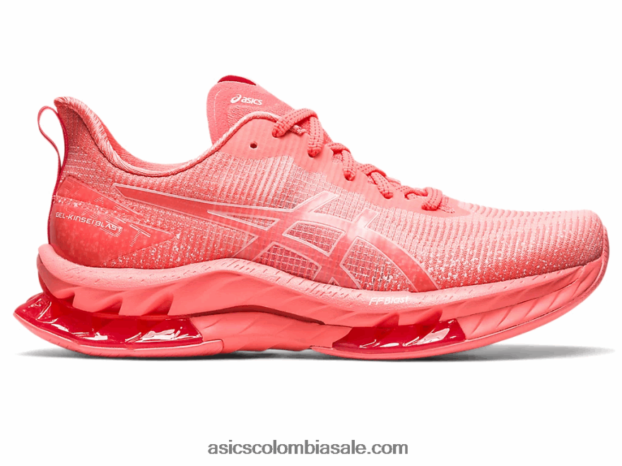 mujer Asics gel-kinsei explosión le 2 papaya/blanco 20X82N2287