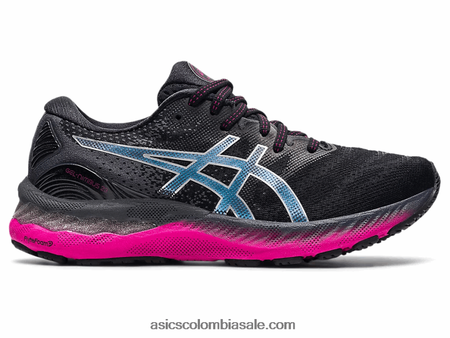 mujer Asics gel-nimbus 23 negro/plata pura 20X82N3874