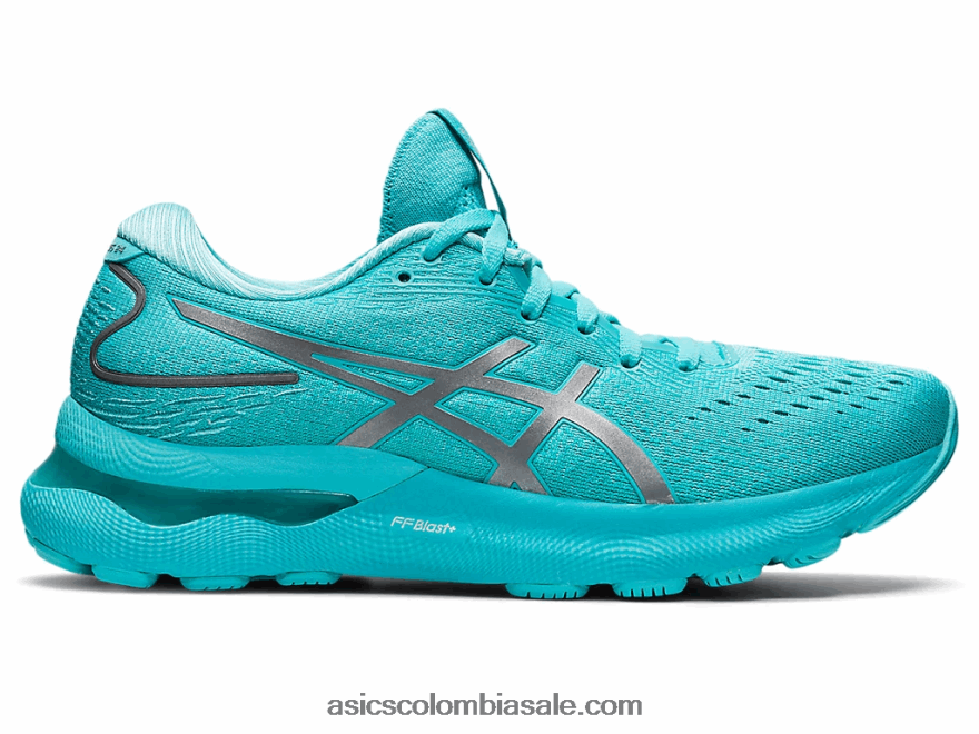 mujer Asics gel-nimbus 24 lite-espectáculo espectáculo ligero/menta helada 20X82N3416