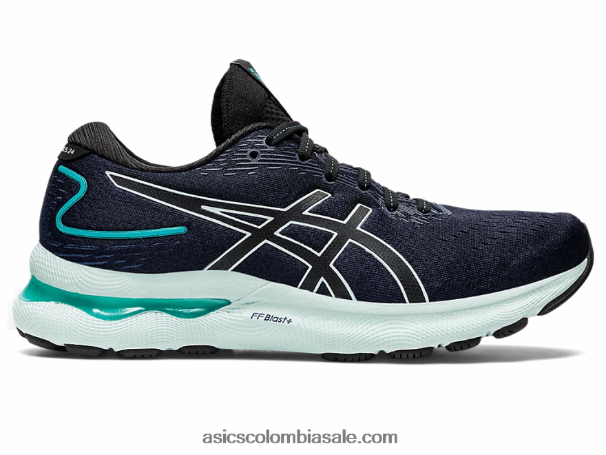 mujer Asics gel-nimbus 24 mar negro/relajante 20X82N2964