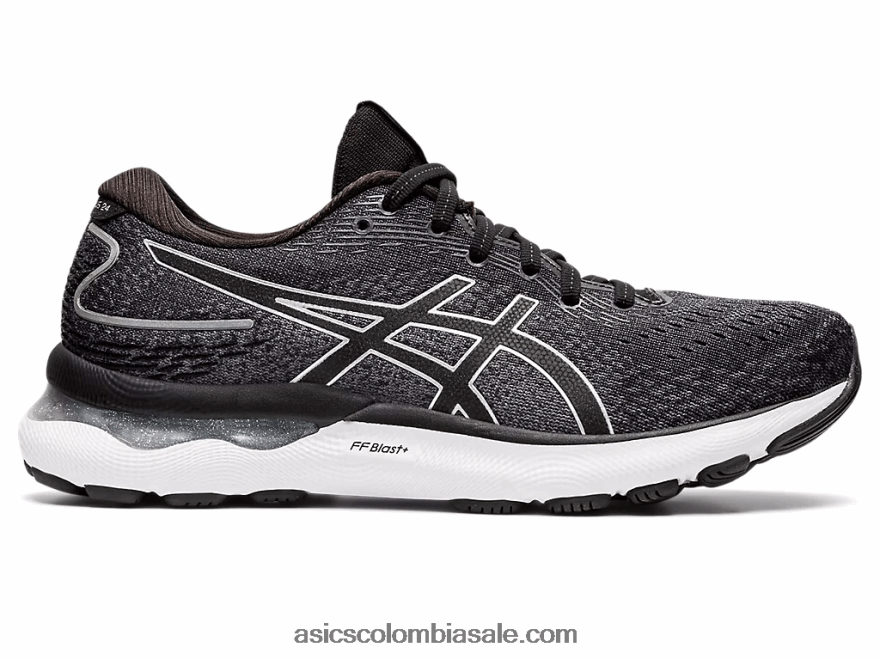 mujer Asics gel-nimbus 24 negro/plata pura 20X82N3540
