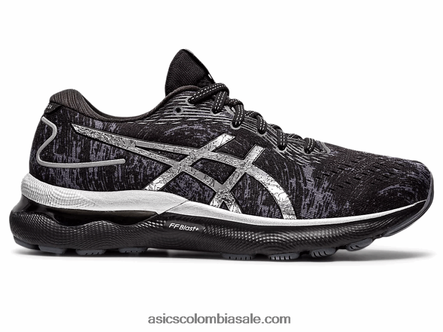 mujer Asics gel-nimbus 24 platino gris portador/plata pura 20X82N3447