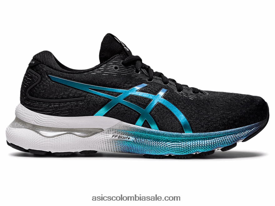mujer Asics gel-nimbus 24 platino negro 20X82N2724