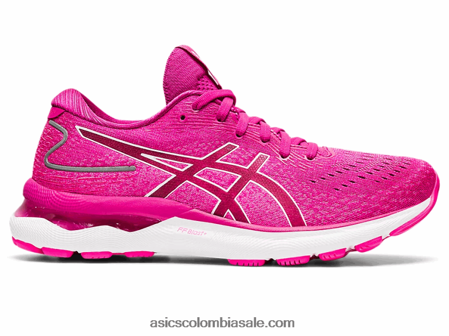 mujer Asics gel-nimbus 24 rojo fucsia/blanco 20X82N3548