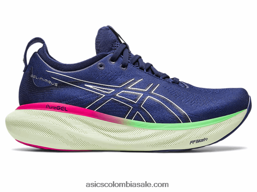 mujer Asics gel-nimbus 25 azul índigo/plata pura 20X82N2373