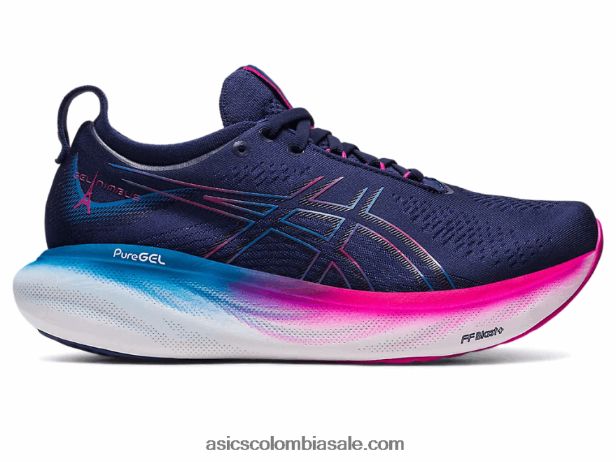 mujer Asics gel-nimbus 25 azul índigo/rosa rave 20X82N2138
