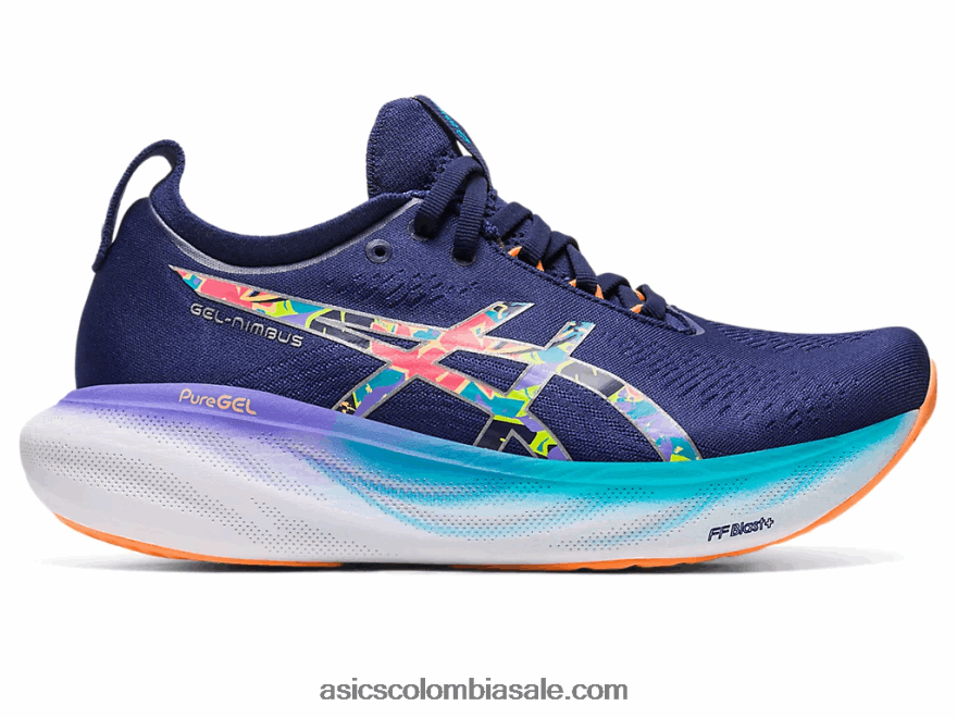 mujer Asics gel-nimbus 25 lite-espectáculo ralladura de lima/espectáculo ligero 20X82N2374
