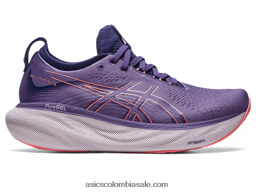 mujer Asics gel-nimbus 25 morado polvoriento/papaya 20X82N2372