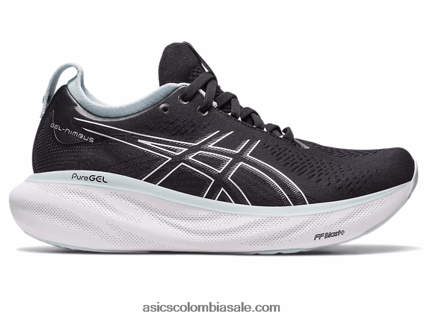 mujer Asics gel-nimbus 25 negro/azul renacido 20X82N2370