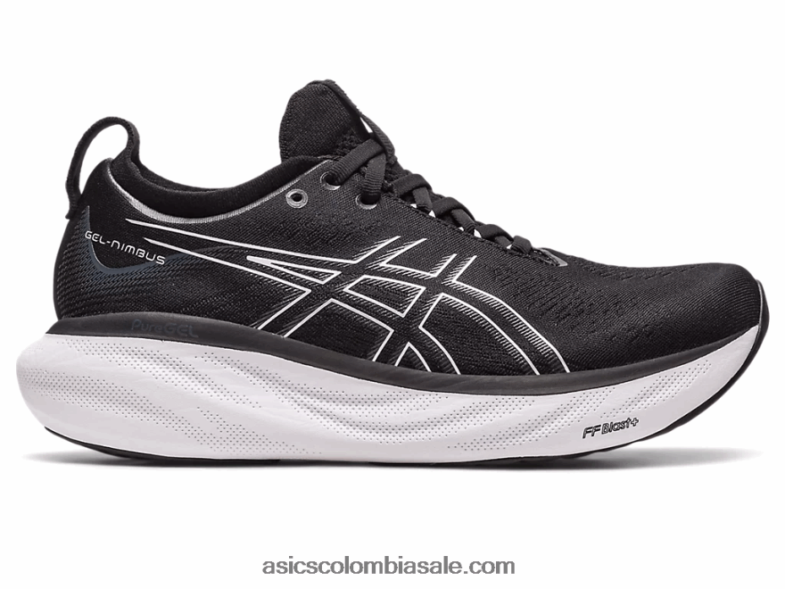 mujer Asics gel-nimbus 25 negro/plata pura 20X82N2371