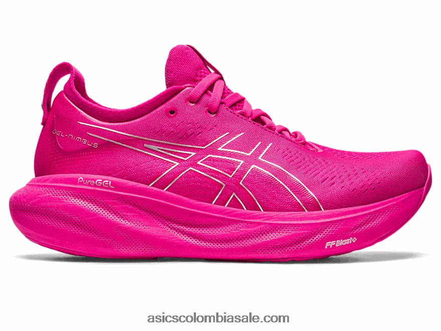 mujer Asics gel-nimbus 25 rosa rave/plata pura 20X82N2367