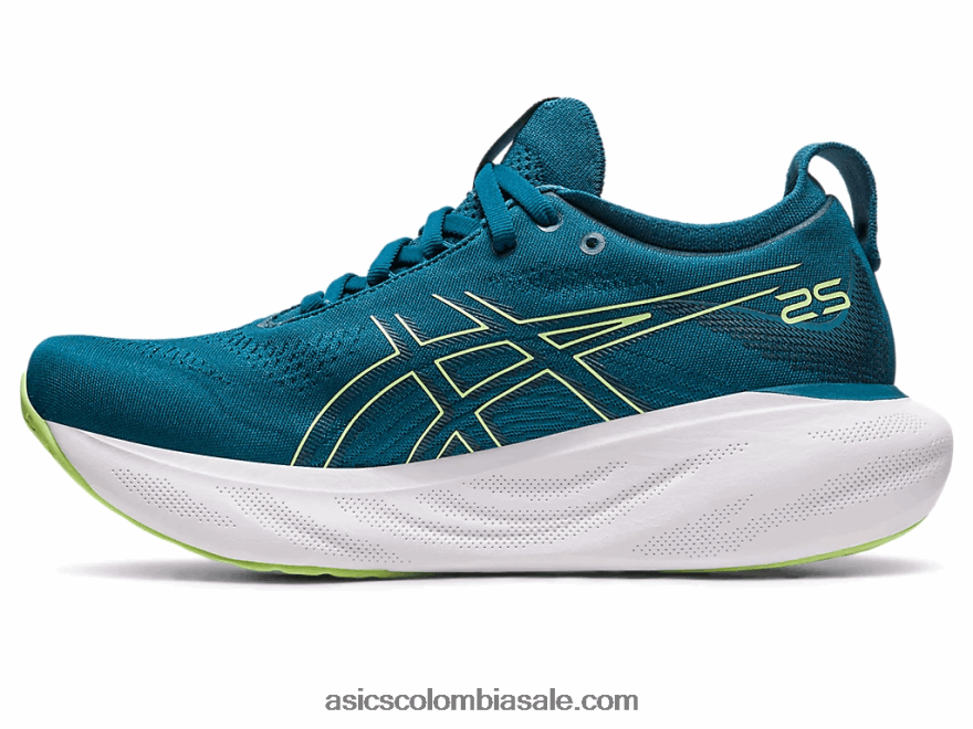 mujer Asics gel-nimbus 25 tinta verde azulado/verde lima 20X82N2259