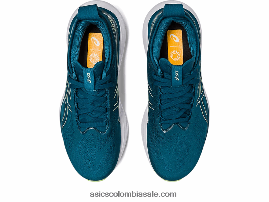 mujer Asics gel-nimbus 25 tinta verde azulado/verde lima 20X82N2259