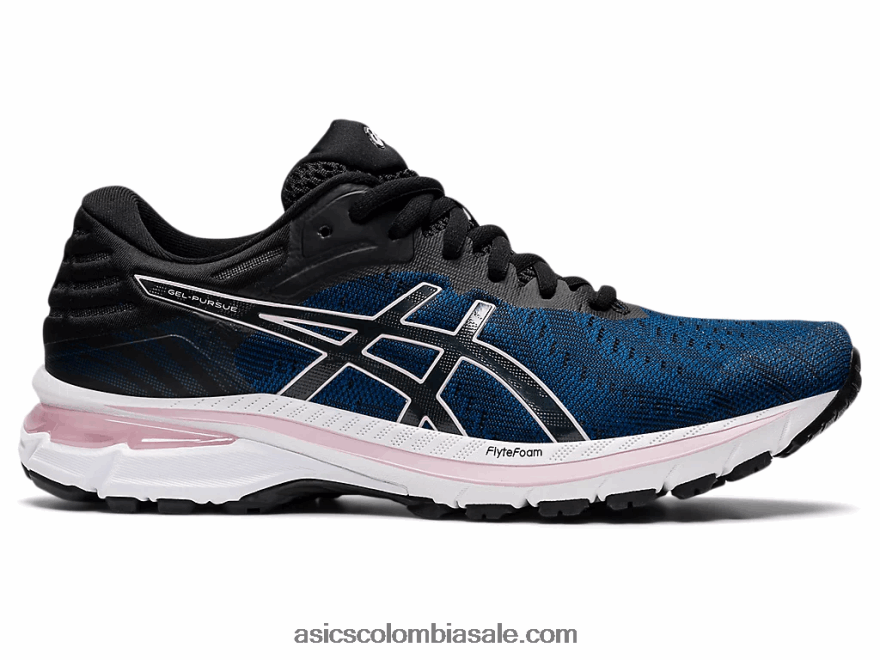 mujer Asics gel-perseguir 7 azul mako/negro 20X82N2963