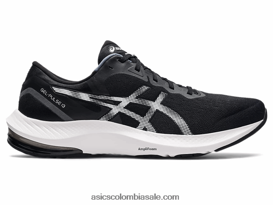 mujer Asics gel-pulse 13 de ancho blanco negro 20X82N3883