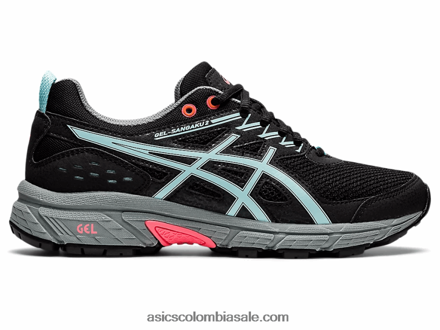 mujer Asics gel-sangaku 2 negro/azul claro 20X82N2601