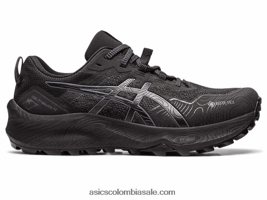 mujer Asics gel-trabuco 11 gtx negro/gris portador 20X82N2195