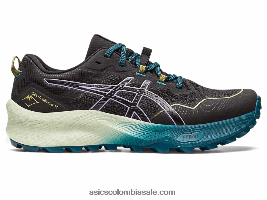mujer Asics gel-trabuco 11 negro/violeta digital 20X82N2333