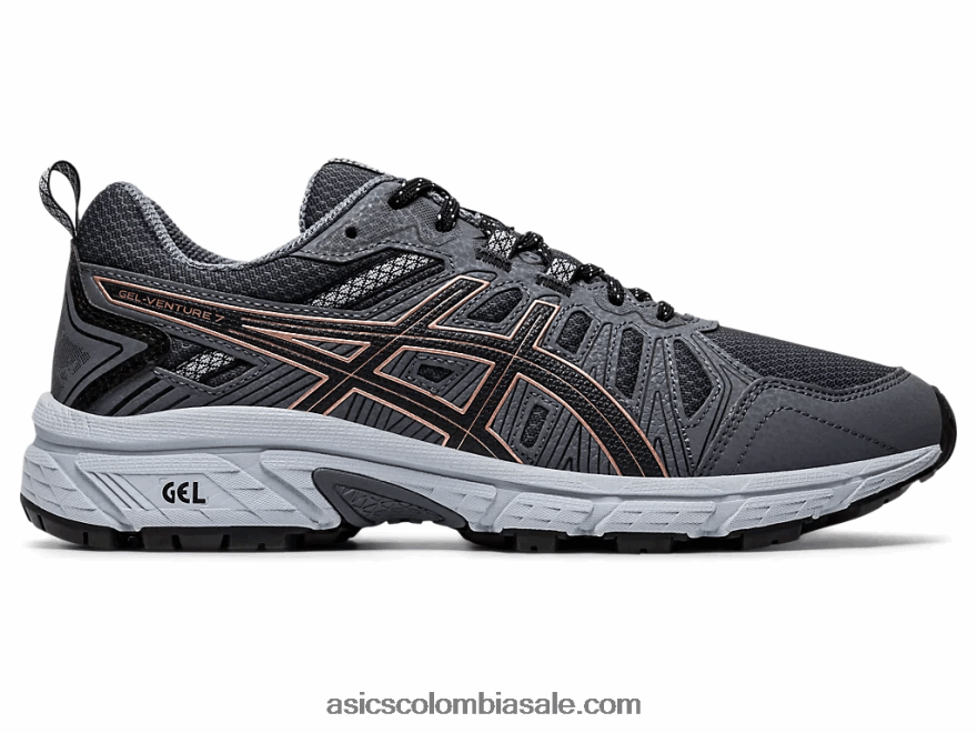 mujer Asics gel-ventura 7 gris grafito/oro rosa 20X82N4175