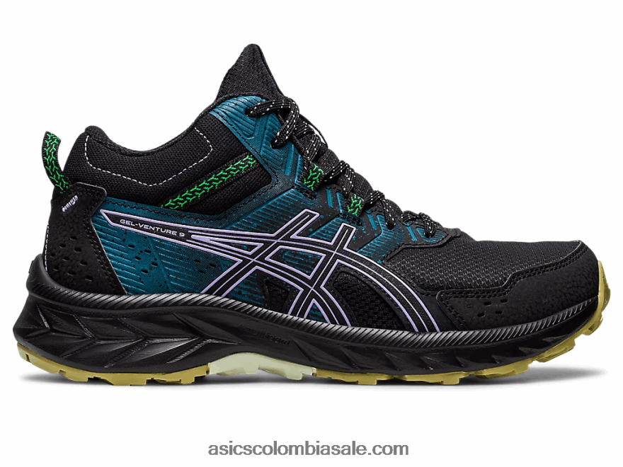 mujer Asics gel-venture 9 mt negro/violeta digital 20X82N2224