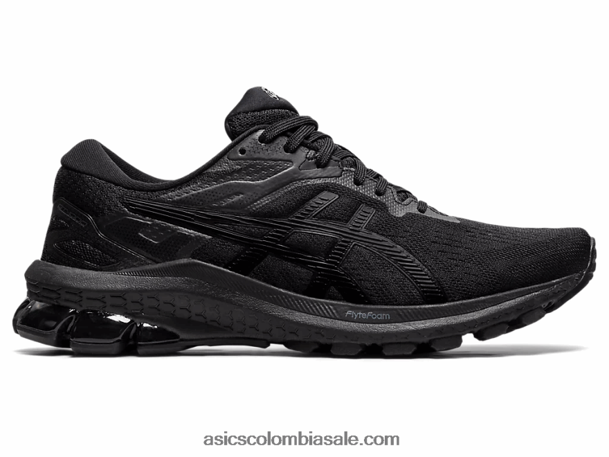mujer Asics gt-1000 10 de ancho negro 20X82N3996