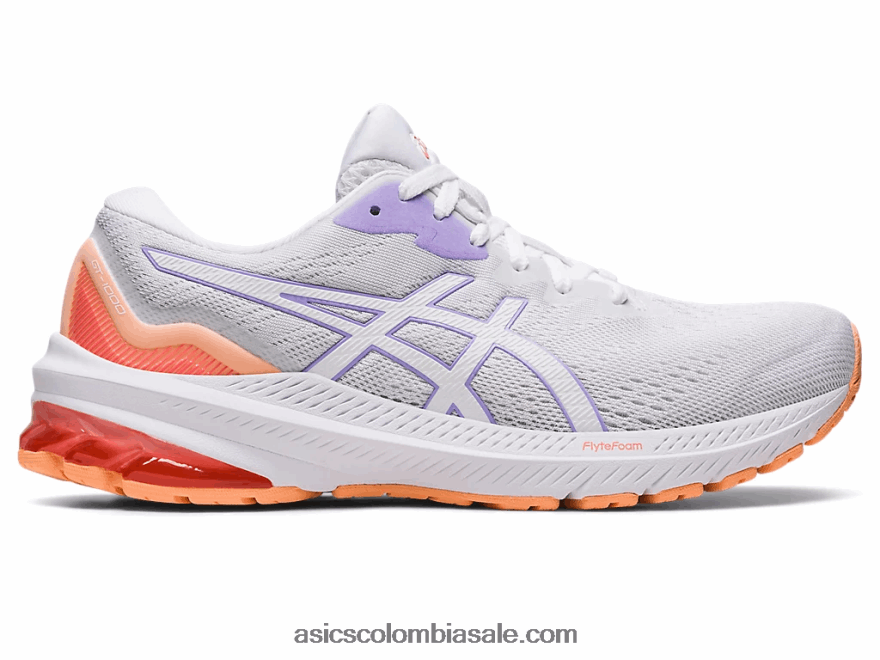 mujer Asics gt-1000 11 blanco/violeta digital 20X82N2429