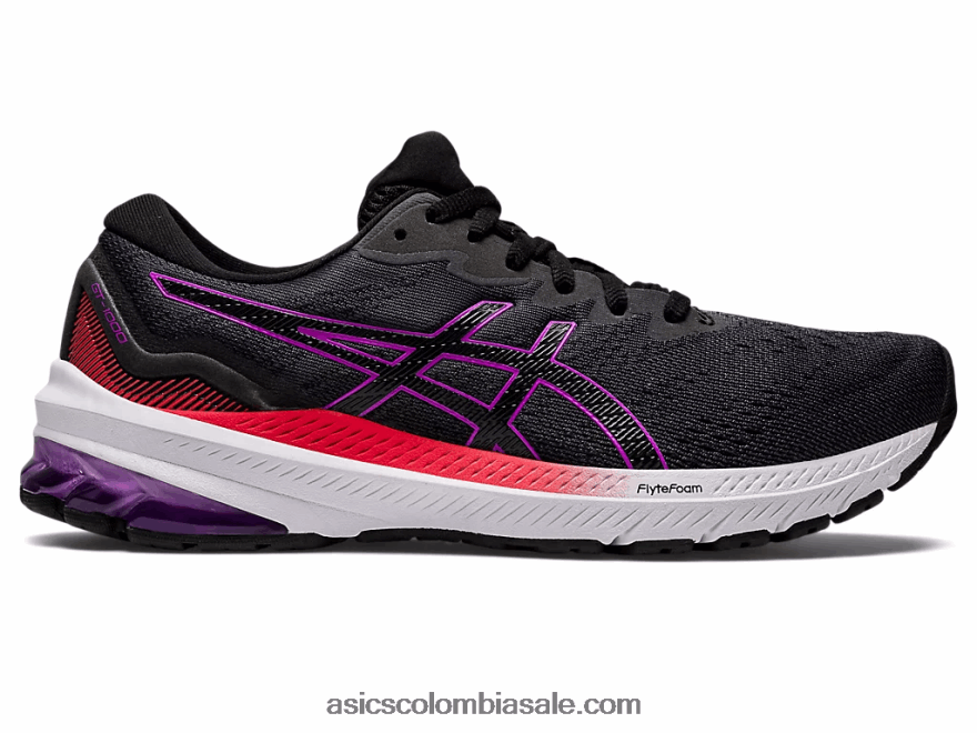 mujer Asics gt-1000 11 de ancho Orquídea negra 20X82N2913