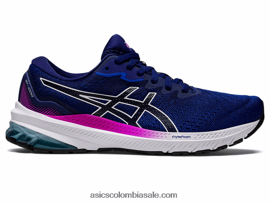 mujer Asics gt-1000 11 de ancho azul lapislázuli/cielo suave 20X82N2598