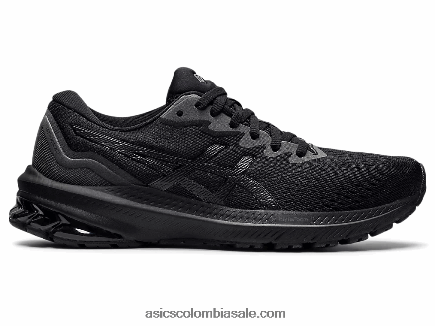 mujer Asics gt-1000 11 de ancho negro 20X82N3225