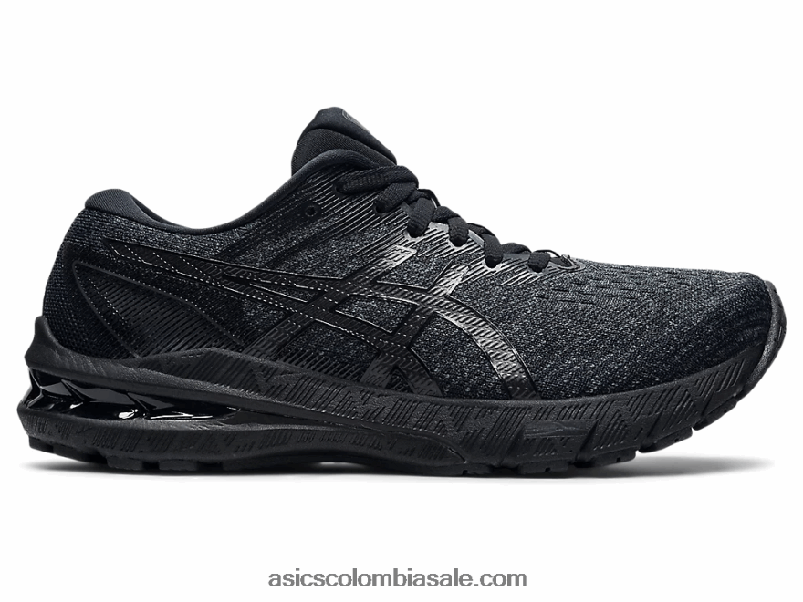 mujer Asics gt-2000 10 de ancho negro 20X82N3685