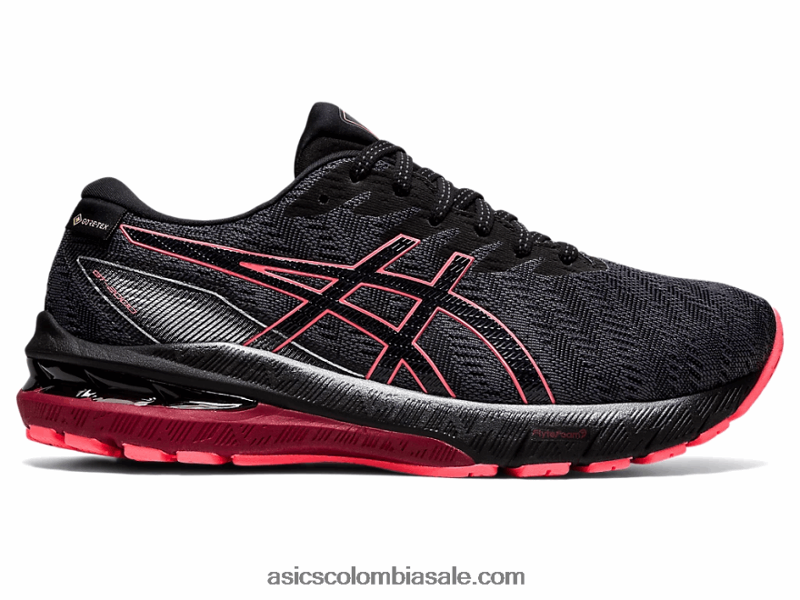 mujer Asics gt-2000 10 g-tx portador gris/negro 20X82N3613