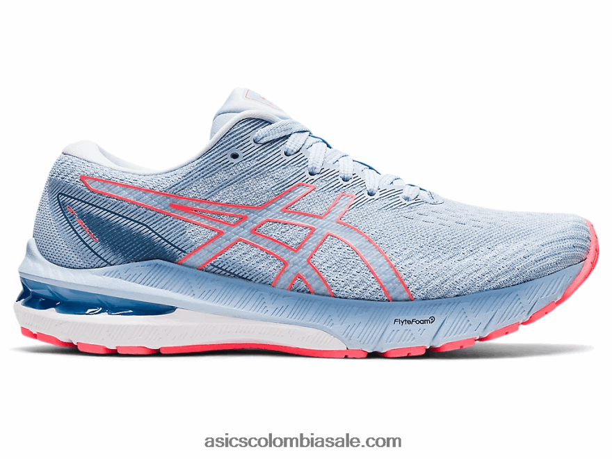 mujer Asics gt-2000 10 niebla/coral ardiente 20X82N3708