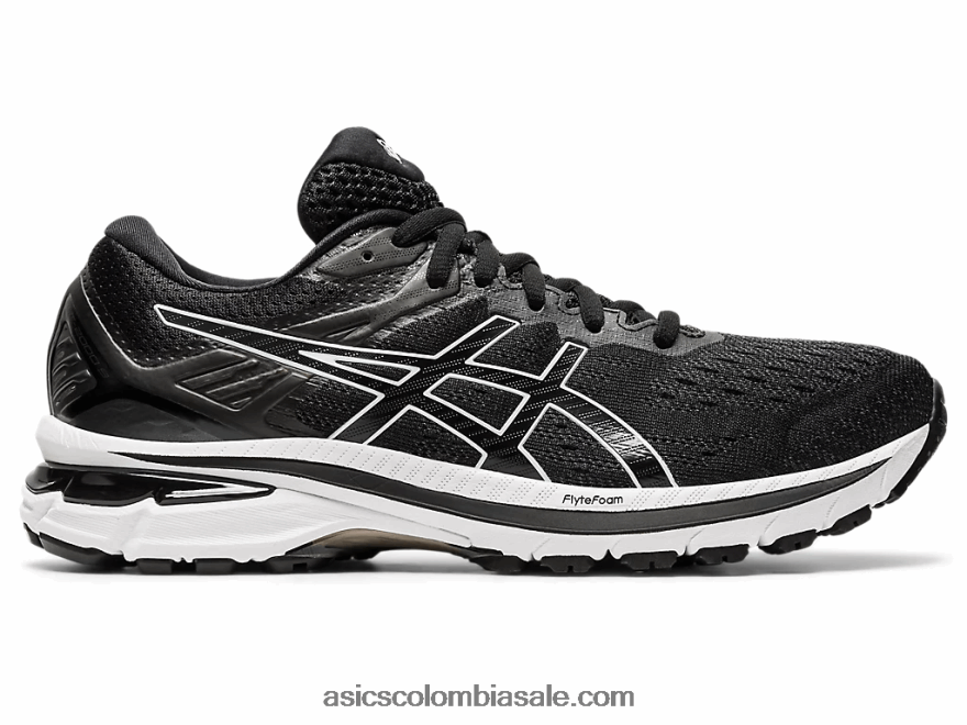 mujer Asics gt-2000 9 blanco negro 20X82N4121
