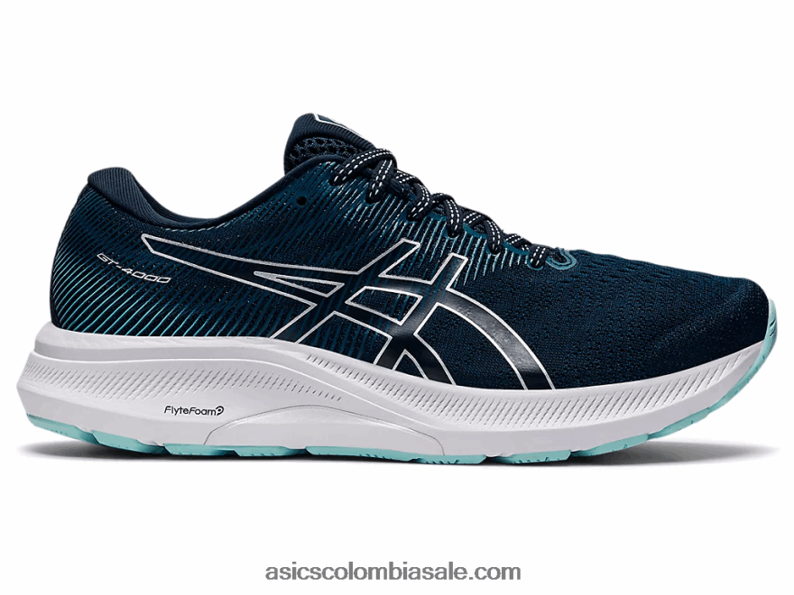 mujer Asics gt-4000 3 azul francés/plata pura 20X82N2658