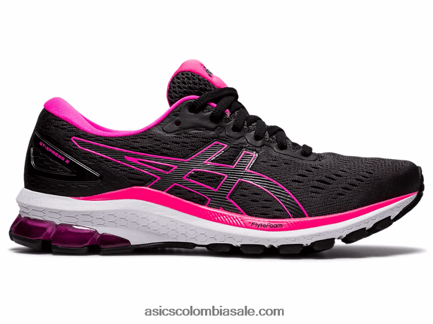 mujer Asics gt-xpress 2 gris grafito/rosa fuerte 20X82N2611