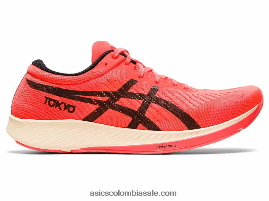 mujer Asics metaracer tokio amanecer rojo/negro 20X82N4159