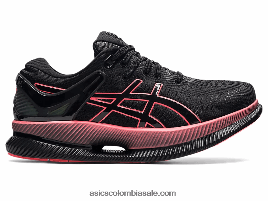 mujer Asics metaride negro/coral ardiente 20X82N3887