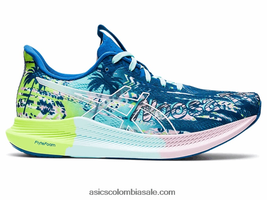 mujer Asics noosa tri 14 unidad de lago/blanco 20X82N2976