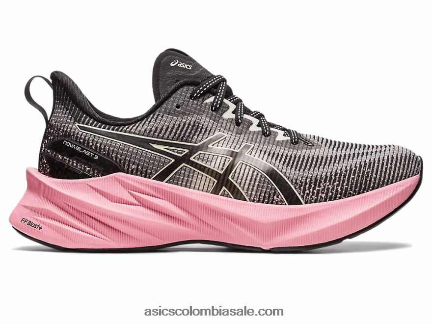 mujer Asics novablast 3 le delirio negro/rosa 20X82N2267