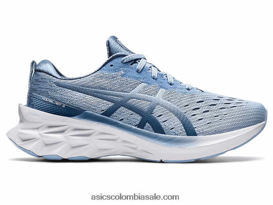mujer Asics novablasto 2 niebla/cielo suave 20X82N3908