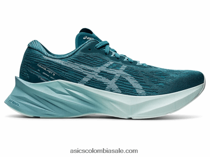 mujer Asics novablasto 3 pino brumoso/azul humo 20X82N2884