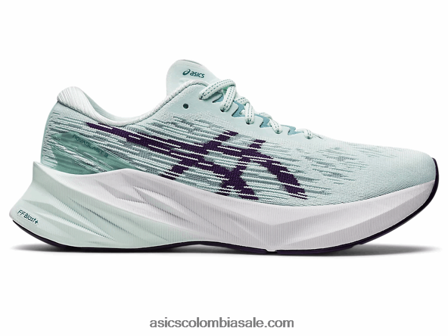 mujer Asics novablasto 3 relajante sombra de mar/noche 20X82N2930