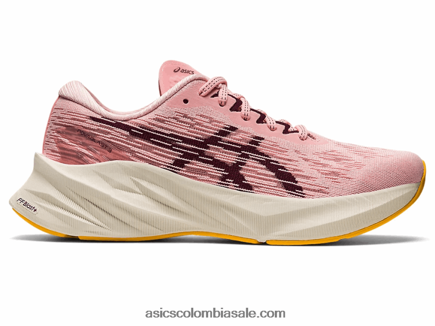 mujer Asics novablasto 3 rosa helada/marte profundo 20X82N2951