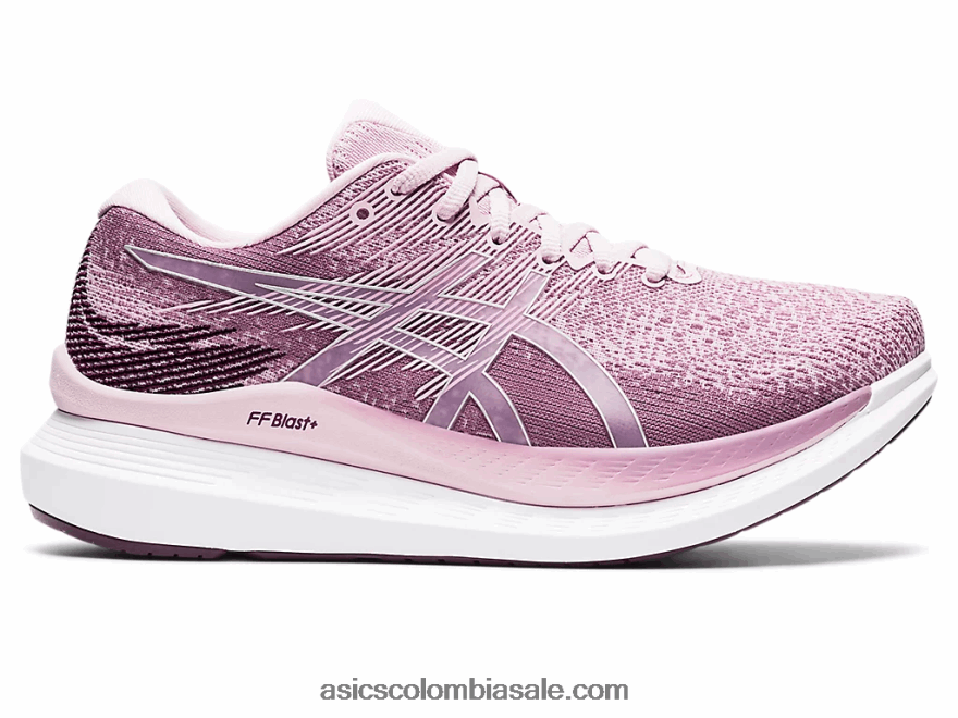 mujer Asics paseo en planeador 3 cuarzo rosa/ciruela profunda 20X82N3176