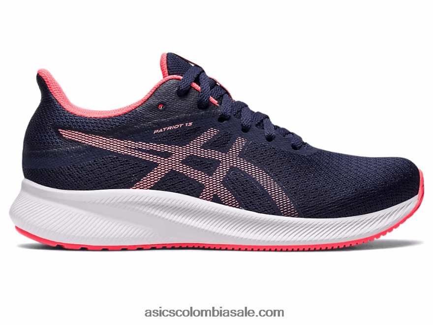 mujer Asics patriota 13 medianoche/coral ardiente 20X82N2555