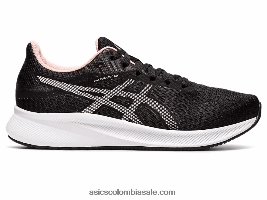 mujer Asics patriota 13 negro/rosa escarchado 20X82N2676