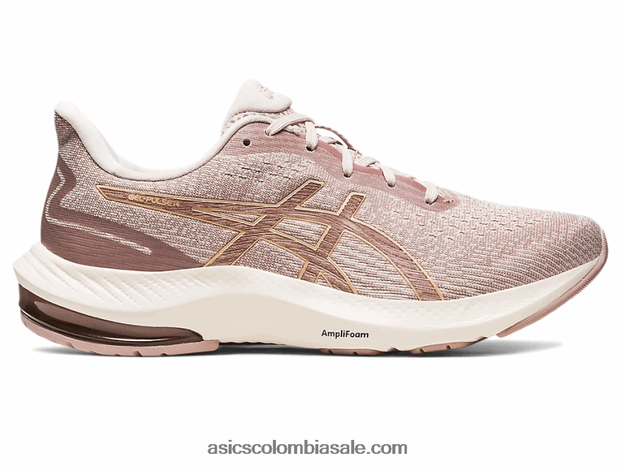 mujer Asics pulso de gel 14 beige mineral/champán 20X82N2456