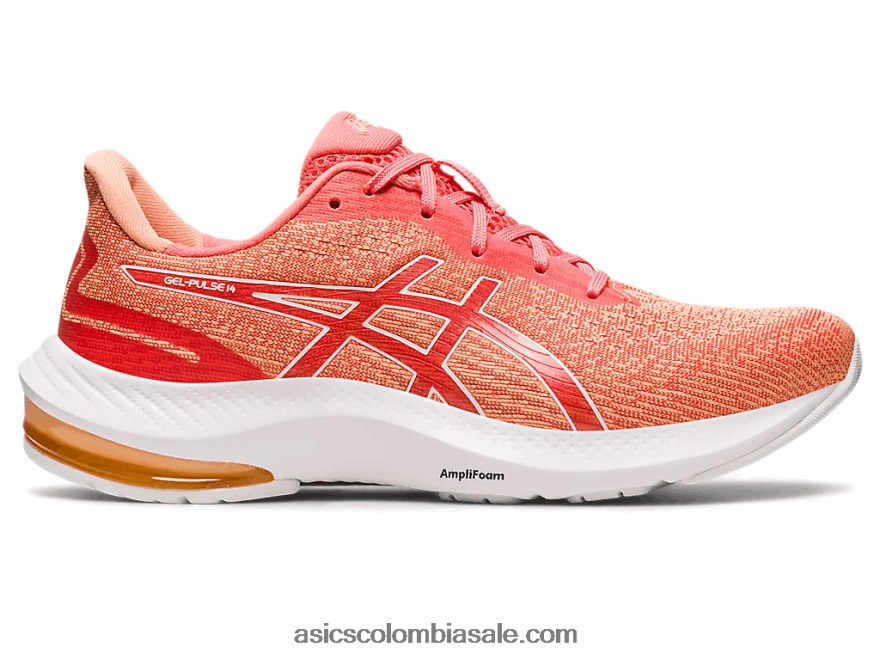 mujer Asics pulso de gel 14 duna de verano/blanco 20X82N2501